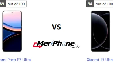 مقارنة شكل الشاشة بين Xiaomi Poco F7 Ultra و Xiaomi 15 Ultra