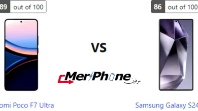 توزيع الأزرار والمنافذ في Xiaomi Poco F7 Ultra و Samsung Galaxy S24 Ultra