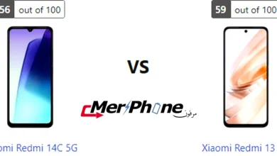 صورة توضح بصمات الأصابع على ظهر Xiaomi Redmi 14C 5G و Xiaomi Redmi 13 5G