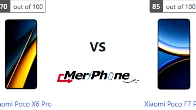 صورة توضح دعم الجيل الخامس 5G في Xiaomi Poco X6 Pro و Xiaomi Poco F7 Pro