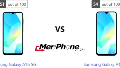 صورة توضح المساحة الخاصة في Samsung Galaxy A16 5G و Samsung Galaxy A16 4G