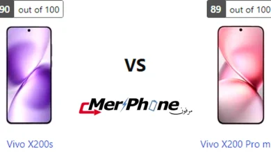 مقارنة شكل السماعات الخارجية في Vivo X200s و Vivo X200 Pro mini