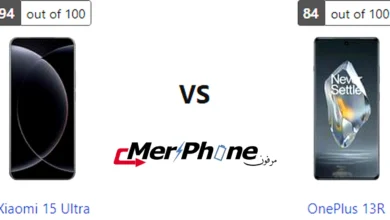 شكل النوتش والثقب في Xiaomi 15 Ultra و OnePlus 13R